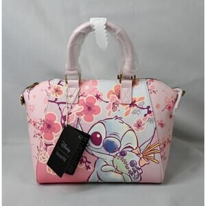 Loungefly X Disney Lilo & Stitch w/ Scrump Cherry Blossom Bag NWT